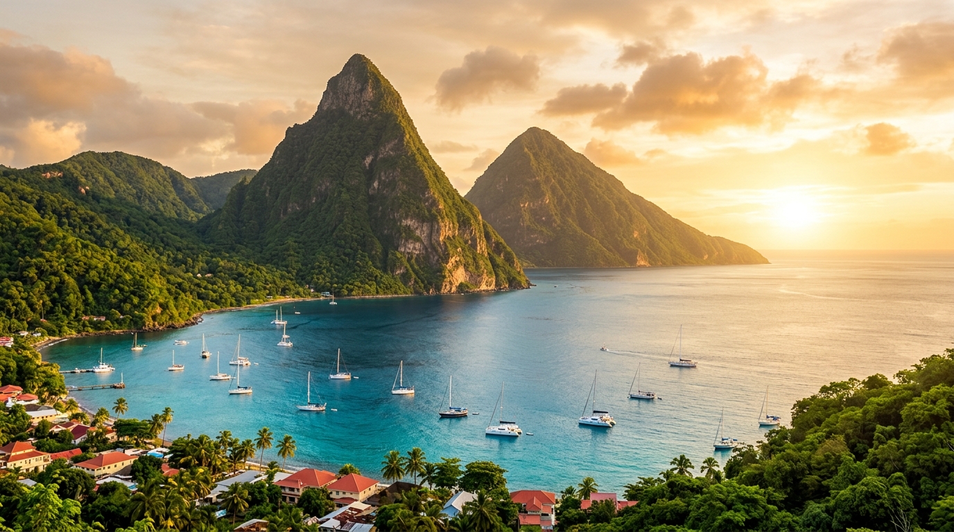 Beautiful scenery in Guadeloupe