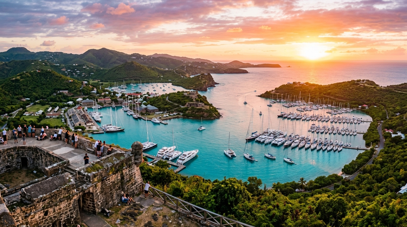 Beautiful scenery in Sint Maarten